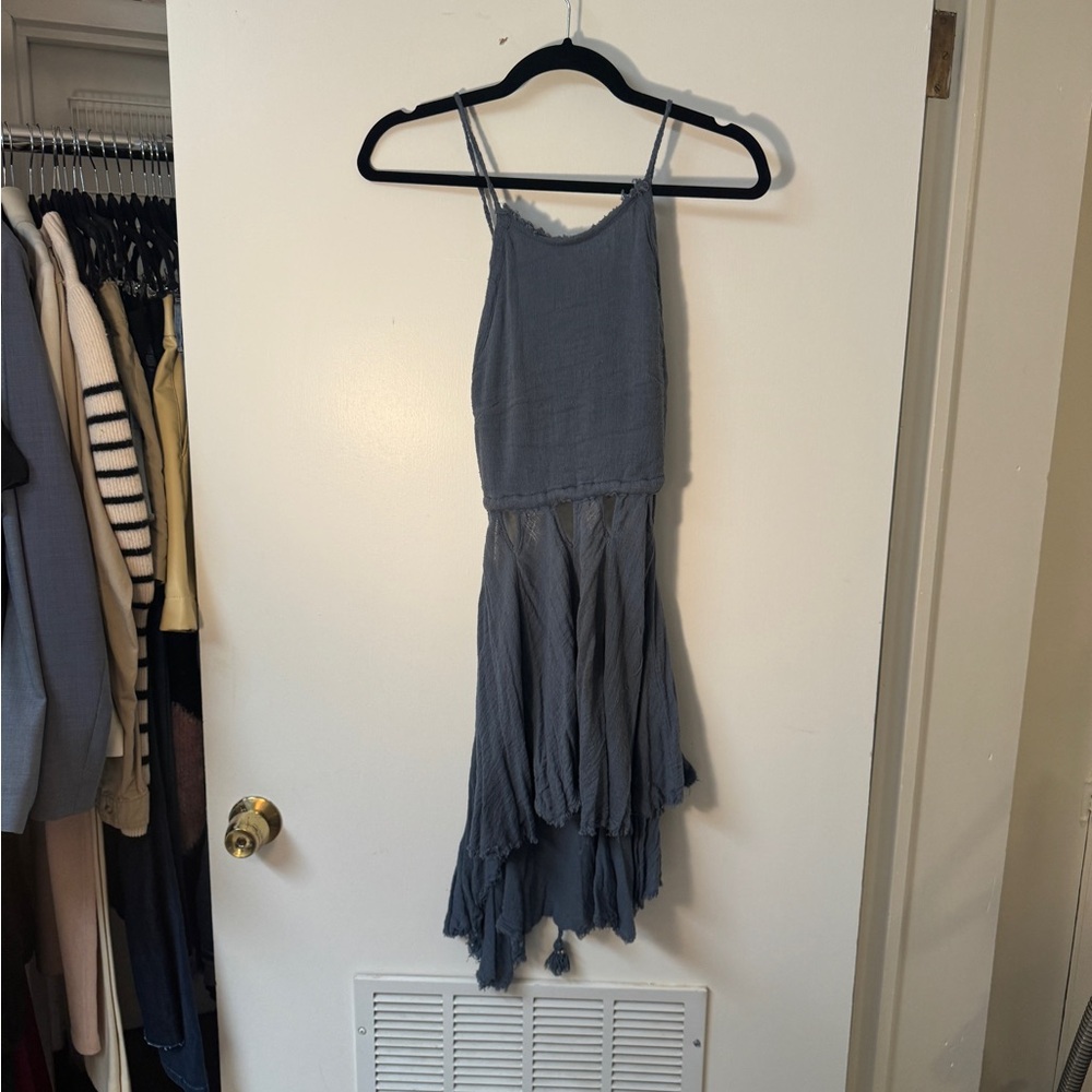 Free People • Live For Your Smile Open Back Gauzy Dress • S